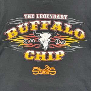 Legendary Buffalo Chip Shirt Men's Size 4XL 2009 Sturgis Motorcycle Rally Anvil